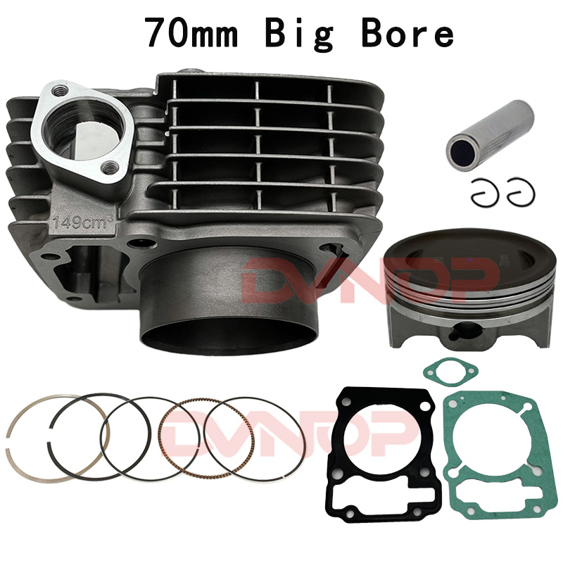 Motorcycle Engine Kit - 70 ミリメートルビッグボアオートバイシリンダーキットホンダ XR150 CBF150 KTT150 WH150