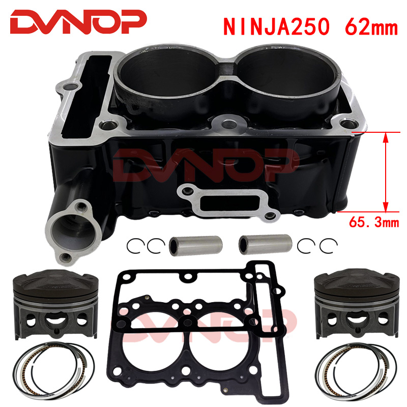 62mm 249cc バイク用シリンダーピストンガスケットキ - Motorcycle Gasket のレビューと価格