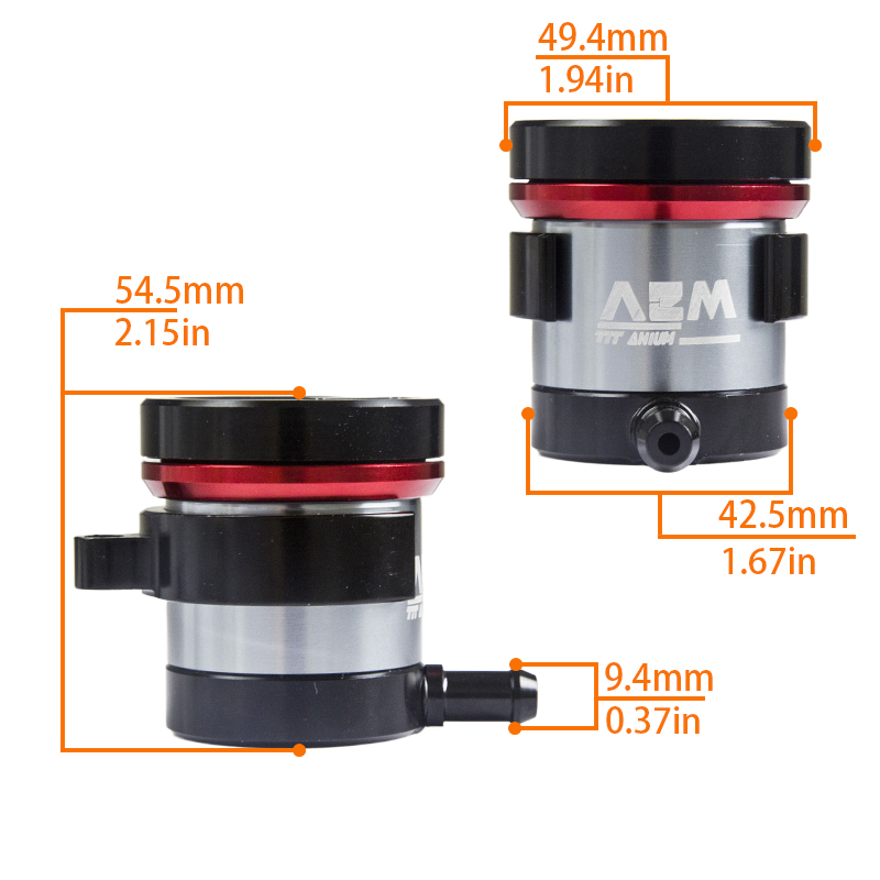 CNC製オートバイブレーキクラッチポンプフルードリザーバーオ - Motorcycle Oil Filter のレビューと価格